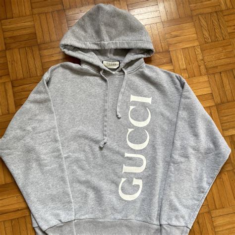 felpa gucci con cappuccio|Gucci Felpa con cappuccio in lana GG.